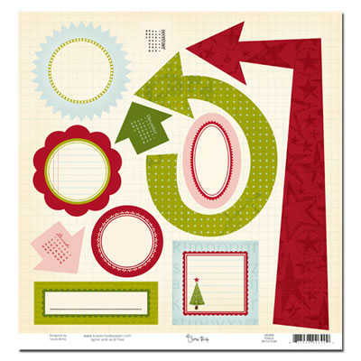 Scenic Route - Roxbury Christmas Die Cut Arrows  (pack of 5)